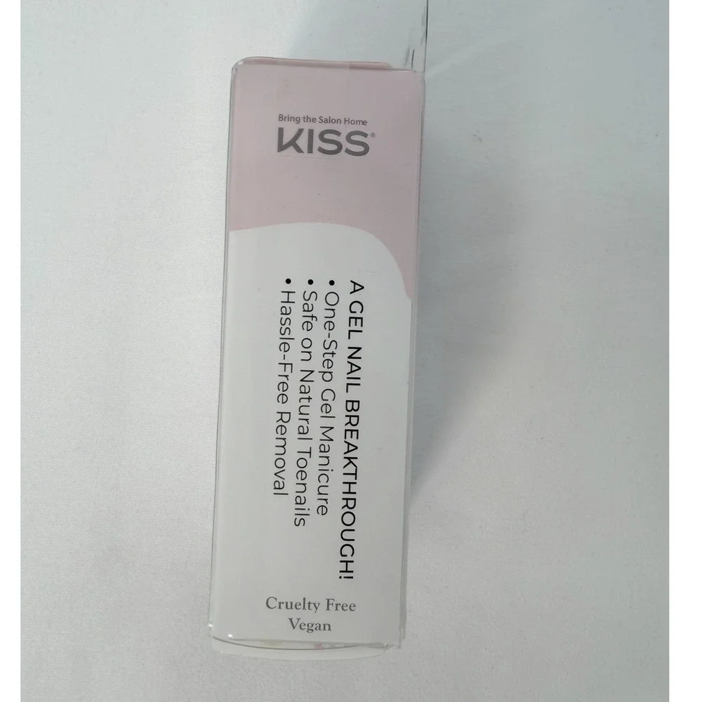 KISS imPRESS Color Press On Manicure French Lavender 516 Coffin Shape M 105-47